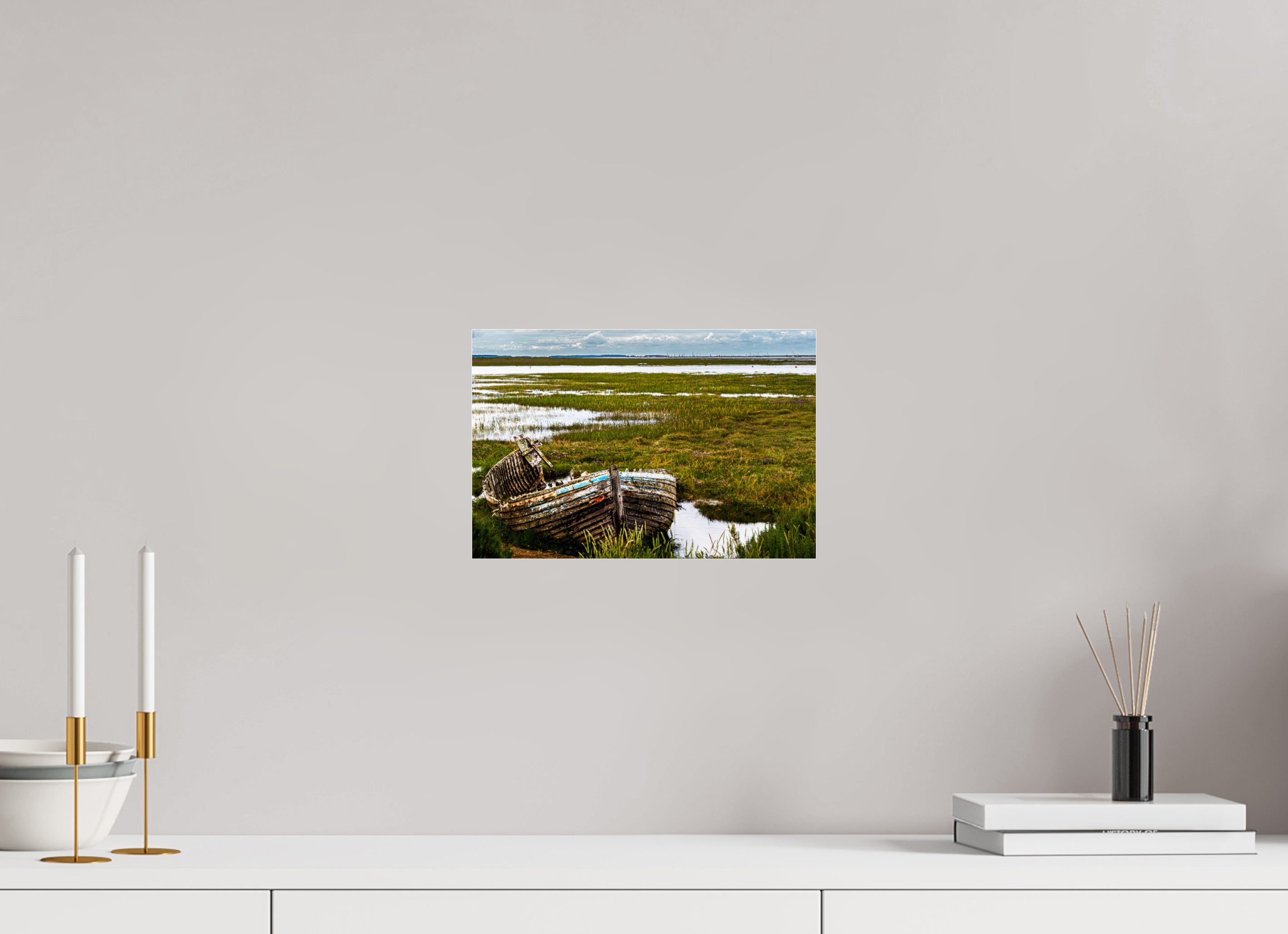 30 x 20 cm, Photo Print Under Acrylic Glass Just Needs a Lick of Paint