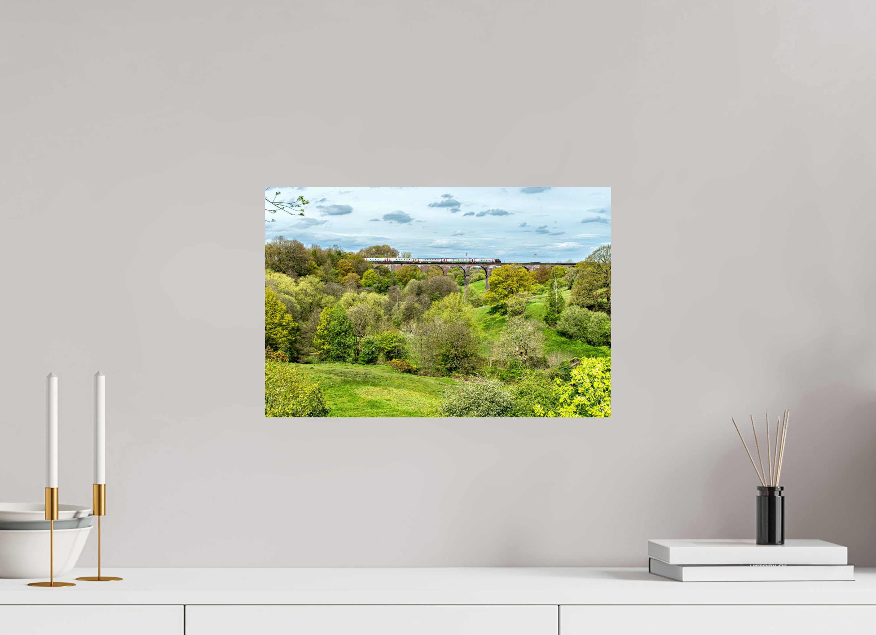 45 x 30 cm, Photo Print On Fuji Crystal DP II Railway Viaduct
