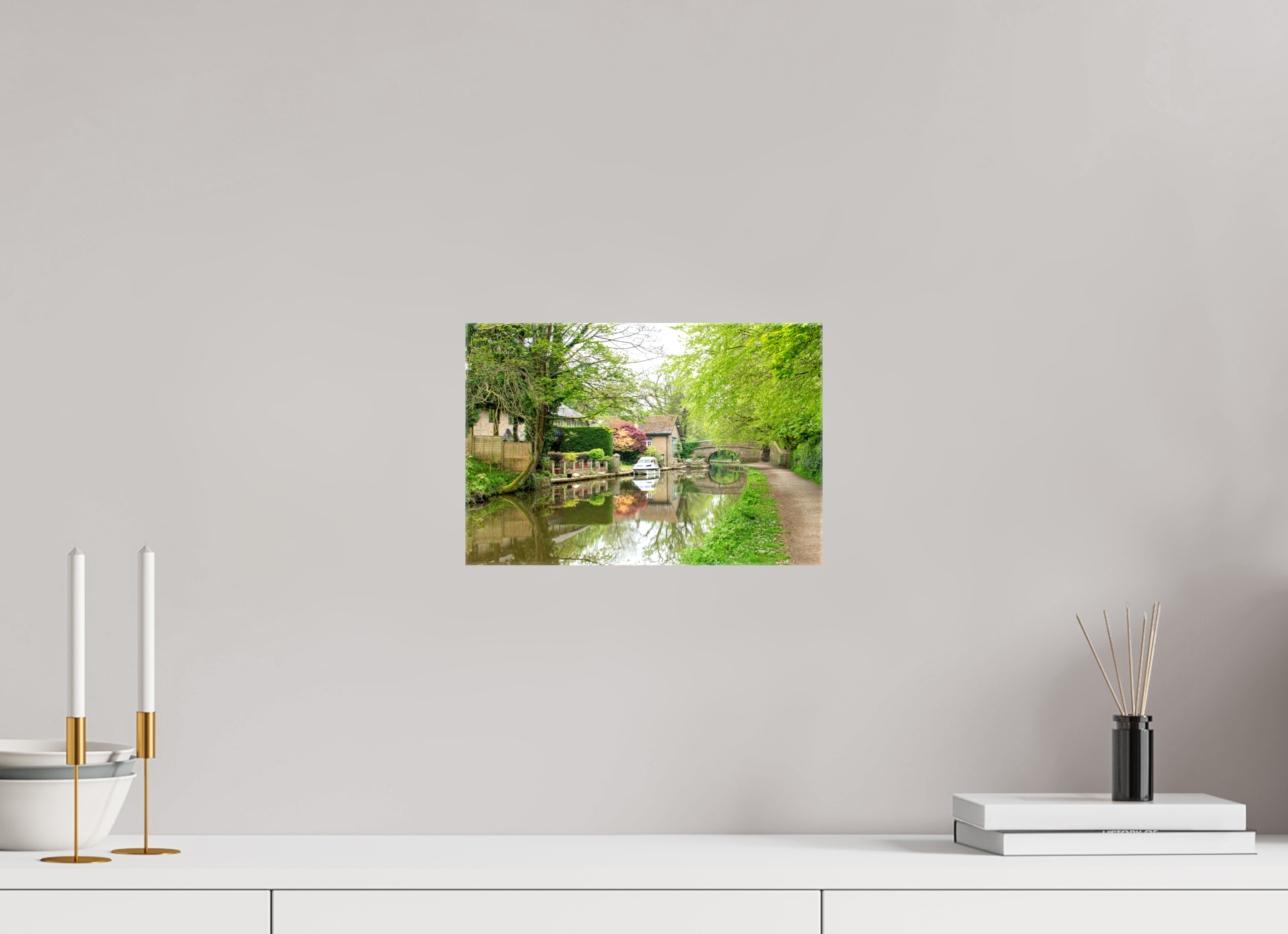 30 x 20 cm, Glossy Canvas On Stretcher Frame Bridge 28