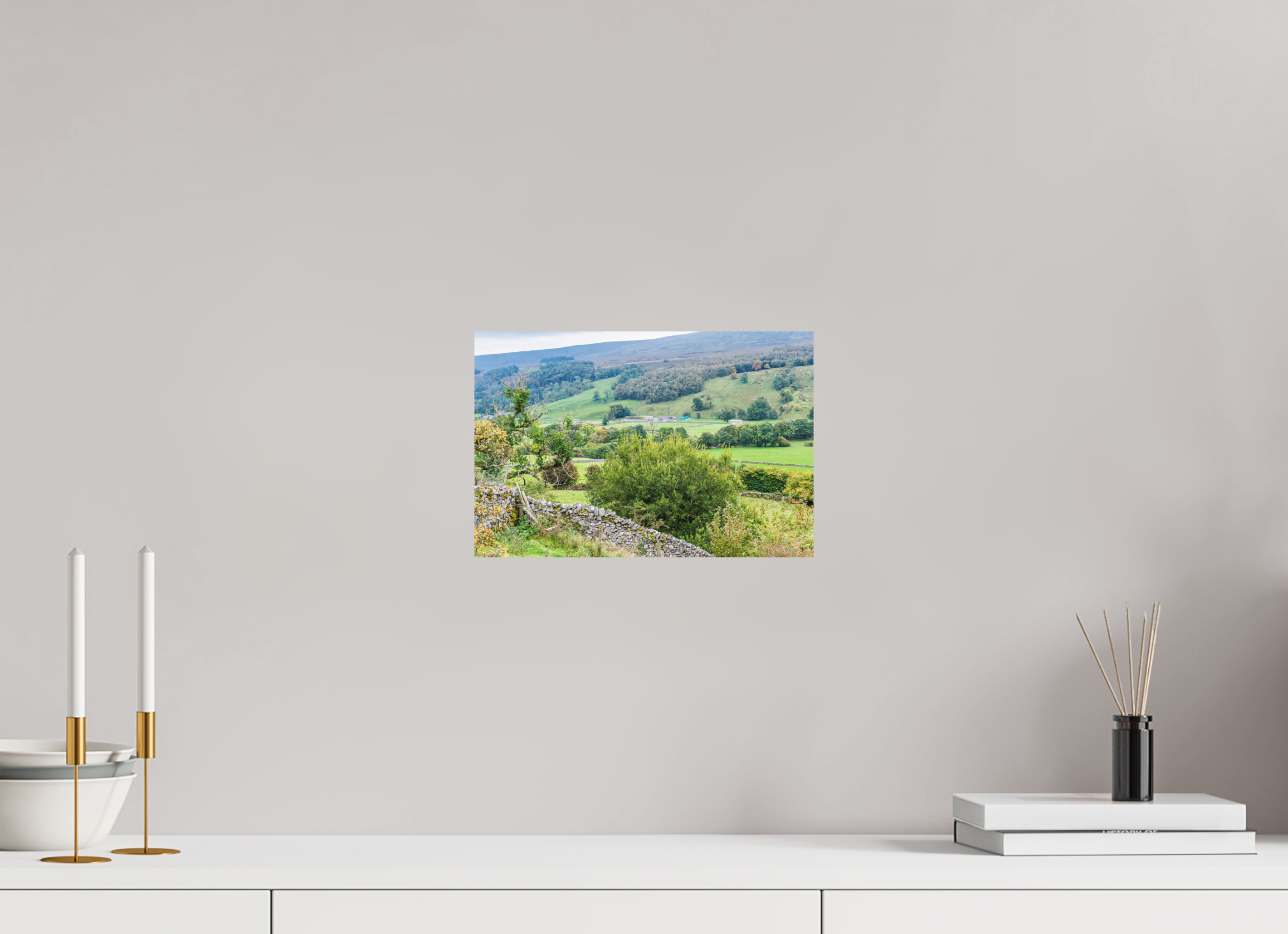 30 x 20 cm, Photo Print Fuji Crystal DP II Matte Valley in the Yorkshire Dales