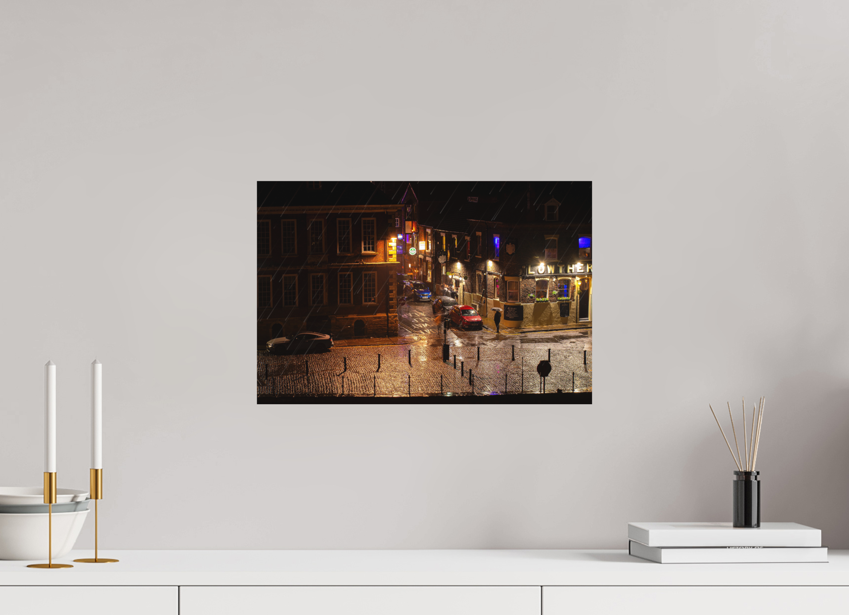 45 x 30 cm, Photo Print Fuji Crystal DP II Matte A Wet Night in York