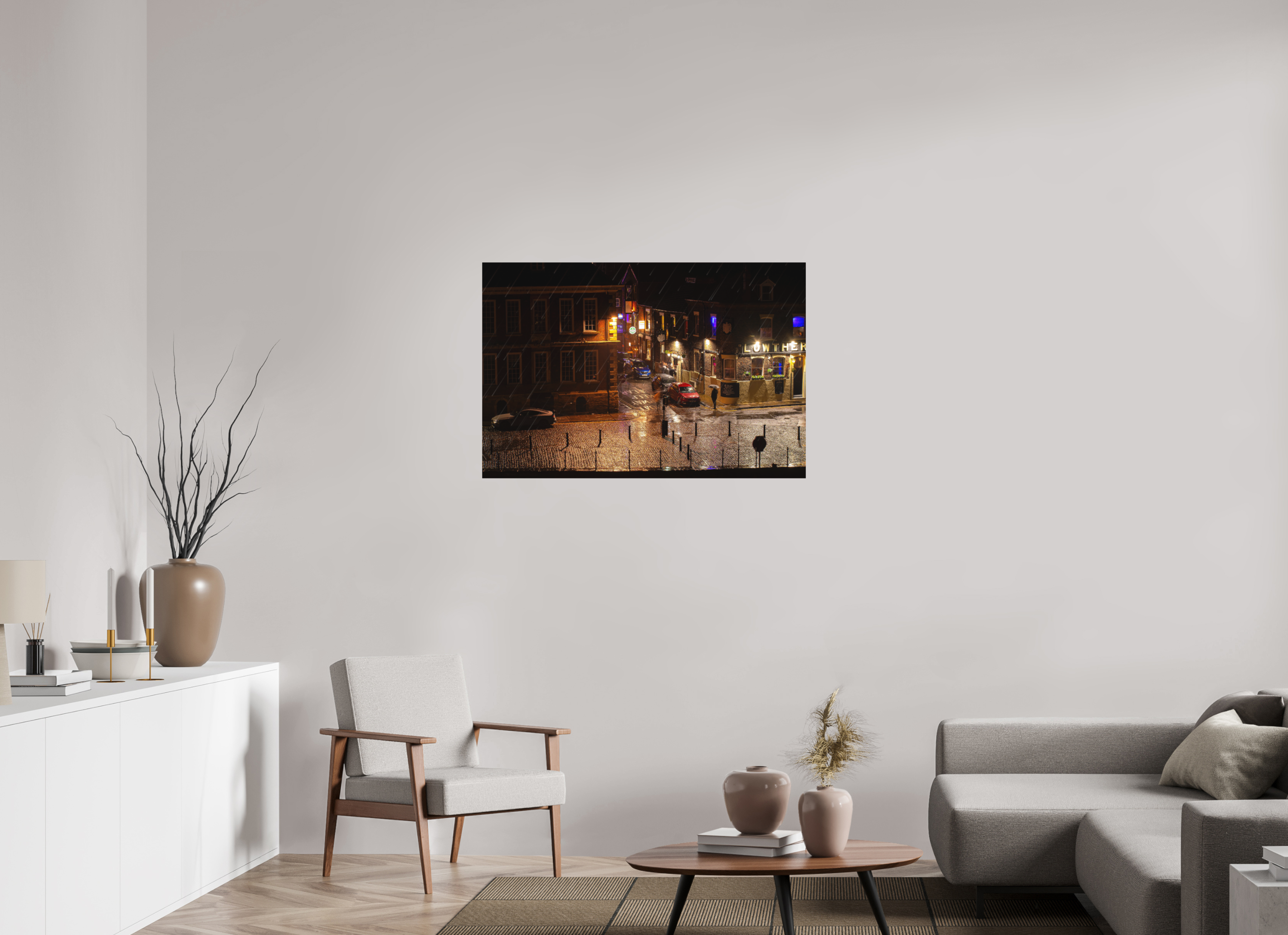 105 x 70 cm, Photo Print Fuji Crystal DP II Matte A Wet Night in York