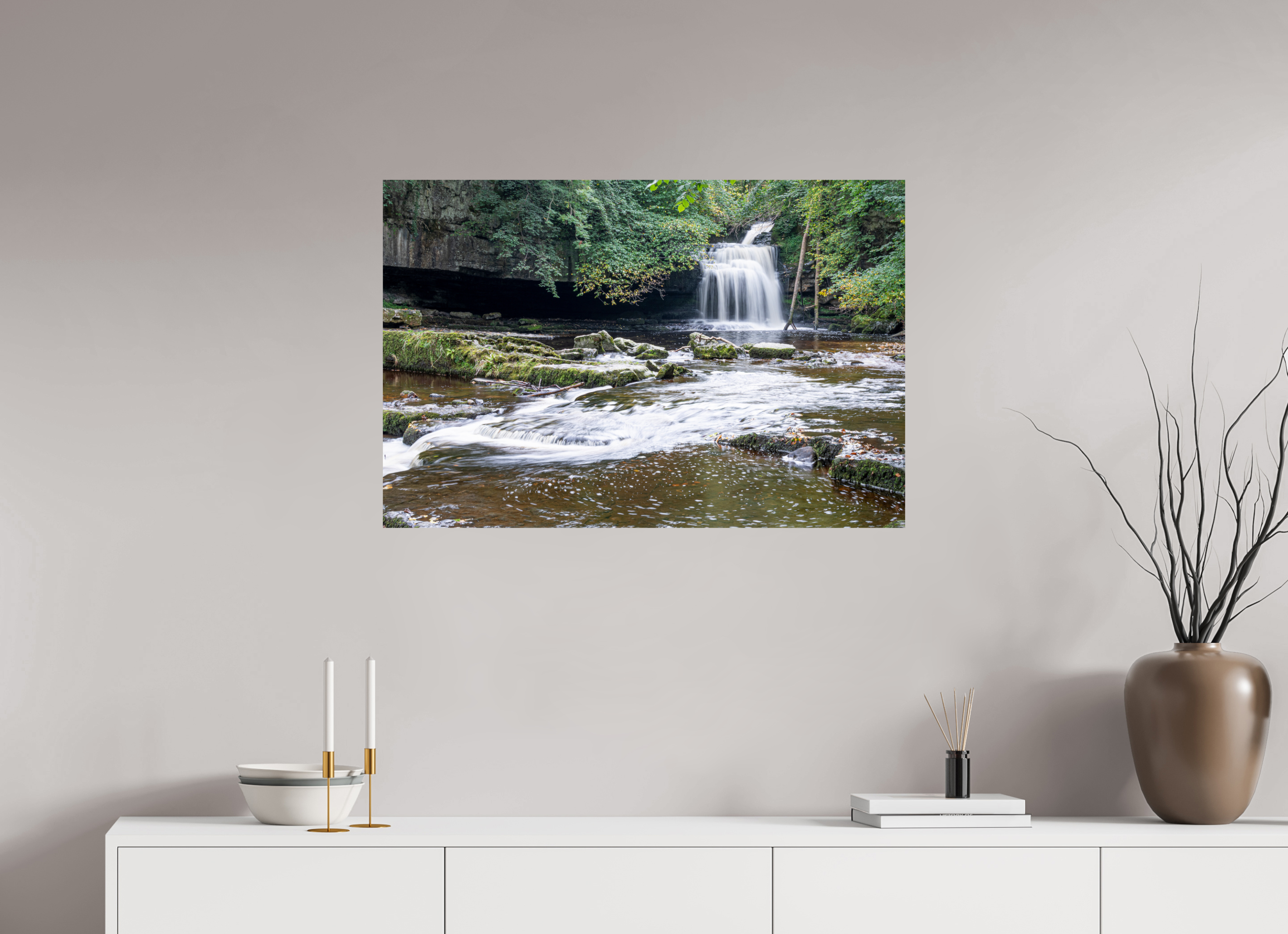 90 x 60 cm, Photo Print On Fuji Crystal DP II Cauldron Falls