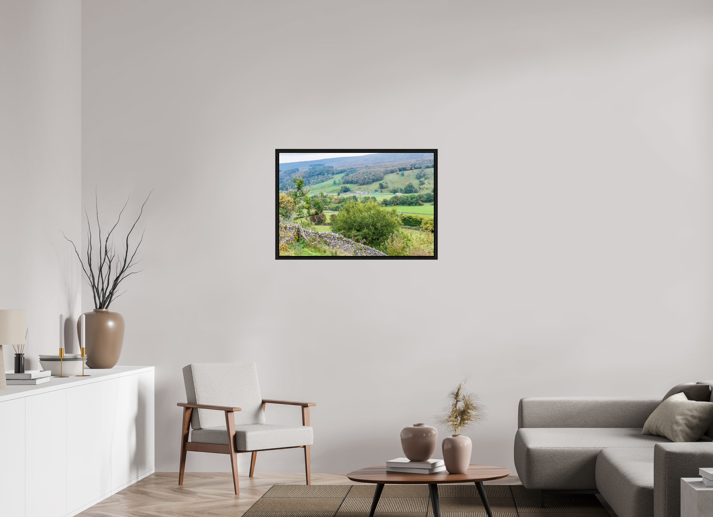 90 x 60 cm, Floater Frame Valley in the Yorkshire Dales