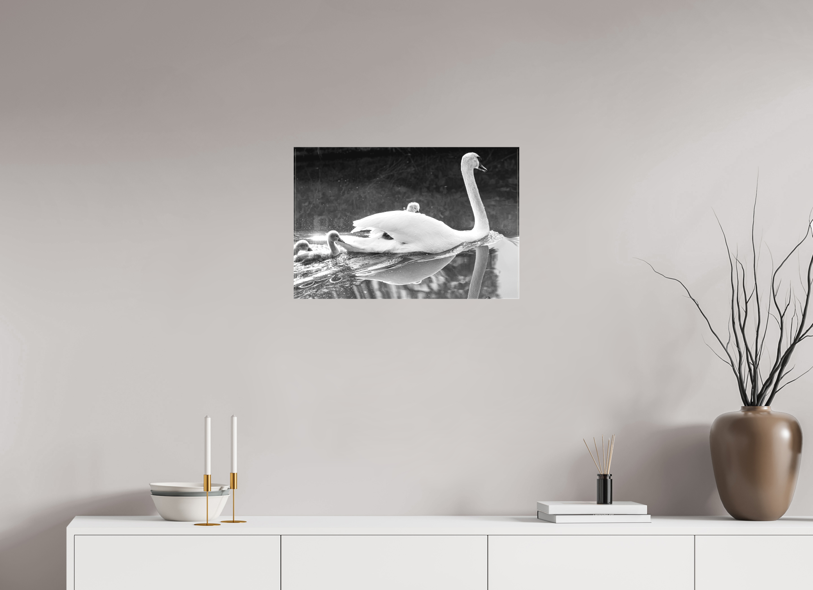 60 x 40 cm, Matte Canvas on Stretcher Frame Grabbing a Lift