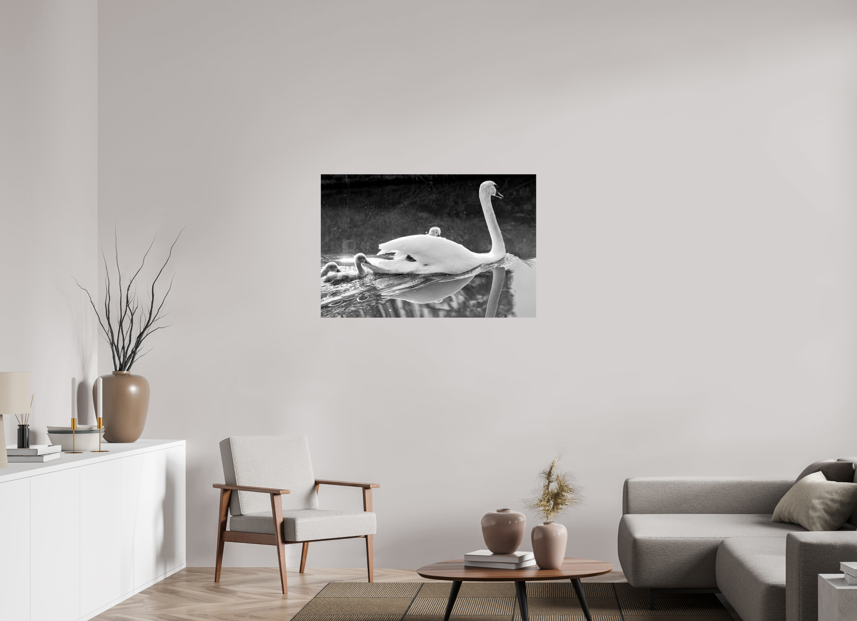 105 x 70 cm, Photo Print on Ilford B&W Paper Grabbing a Lift