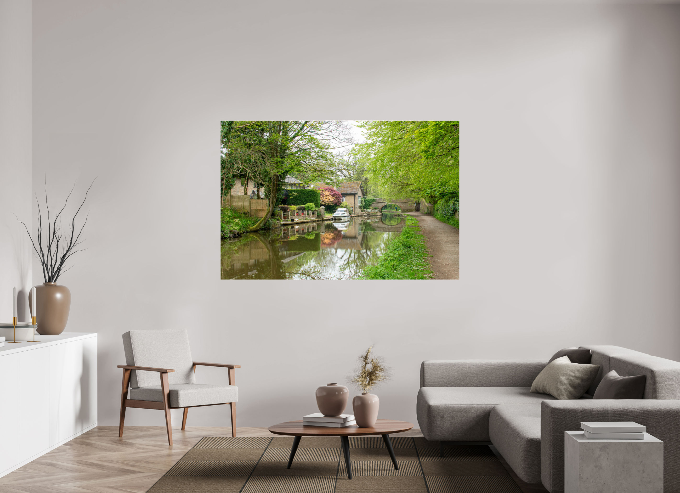 180 x 120 cm, Photo Print Under Acrylic Glass Bridge 28