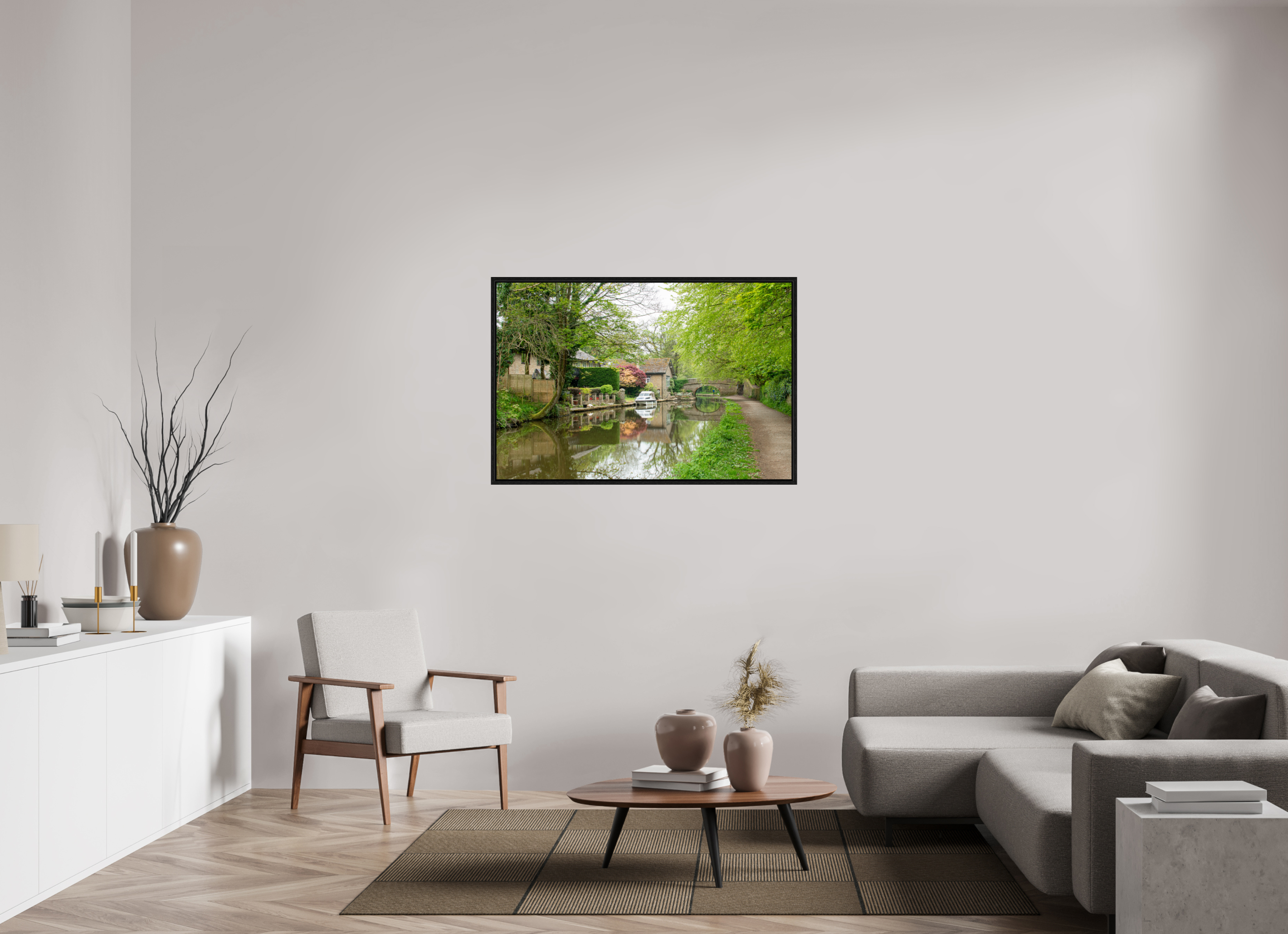 120 x 80 cm, Floater Frame Bridge 28