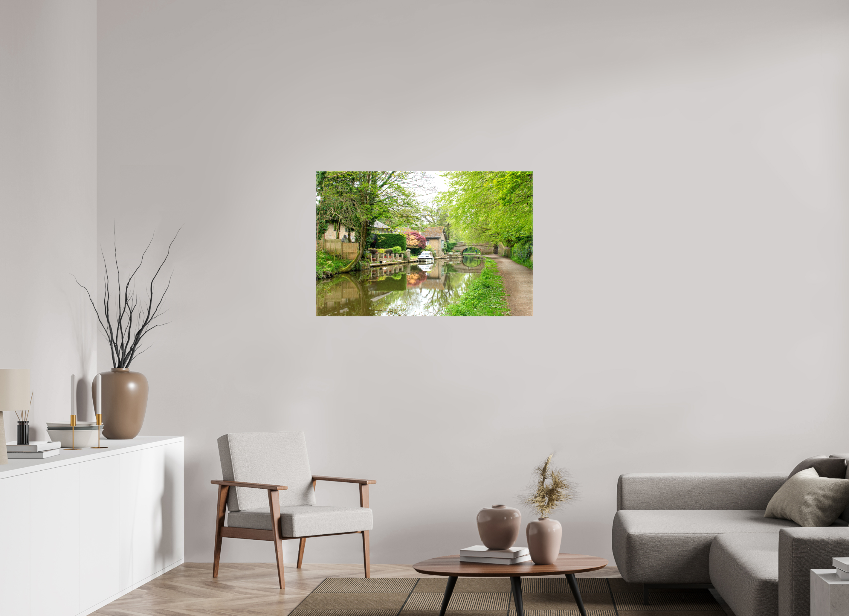 105 x 70 cm, Glossy Canvas On Stretcher Frame Bridge 28
