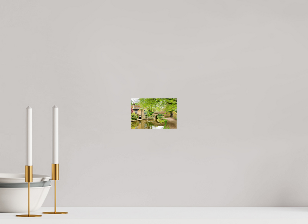 15 x 10 cm, Photo Print On Fuji Crystal DP II Bollington Canal Bridge