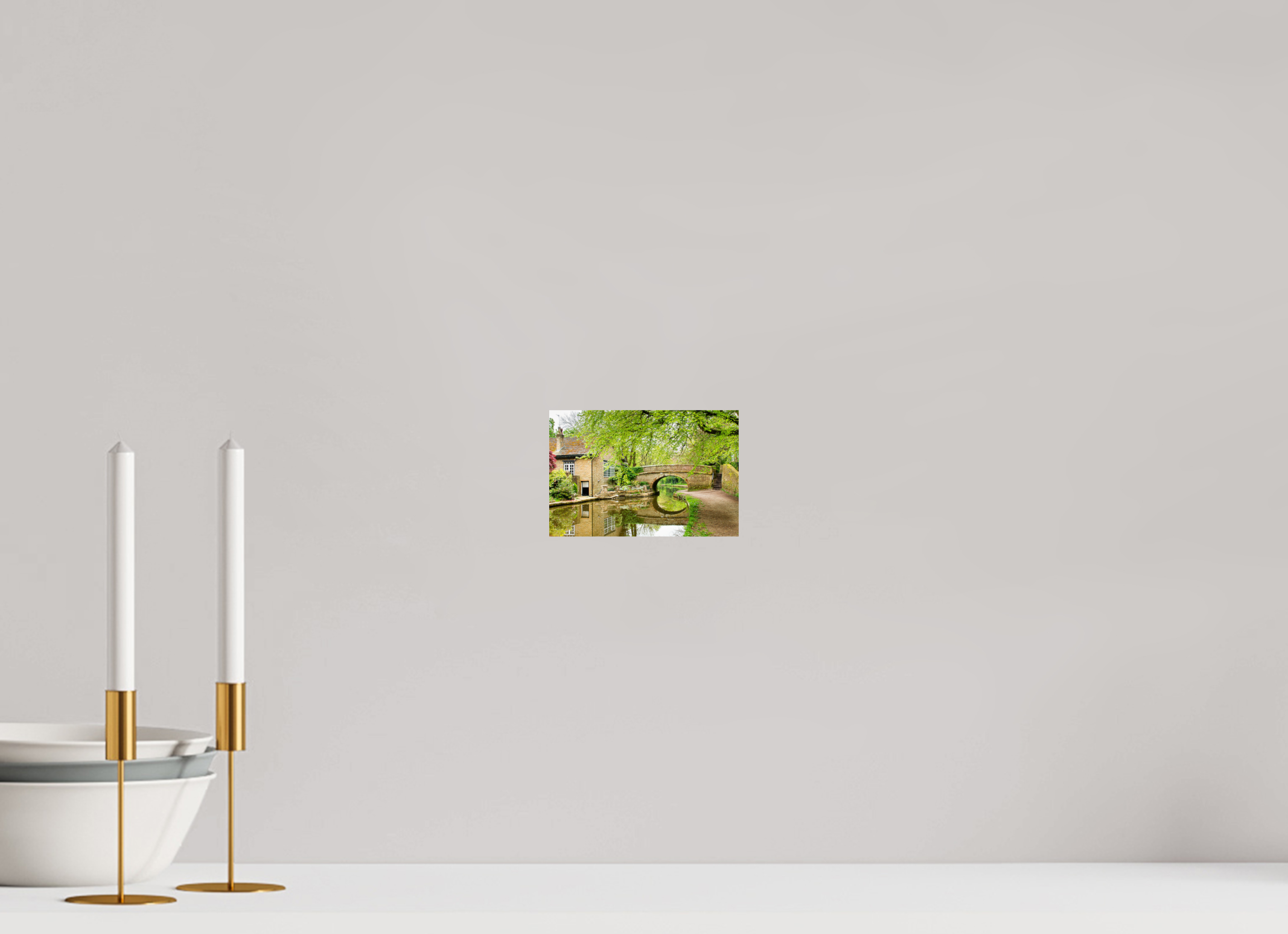 15 x 10 cm, Photo Print On Fuji Crystal DP II Bollington Canal Bridge
