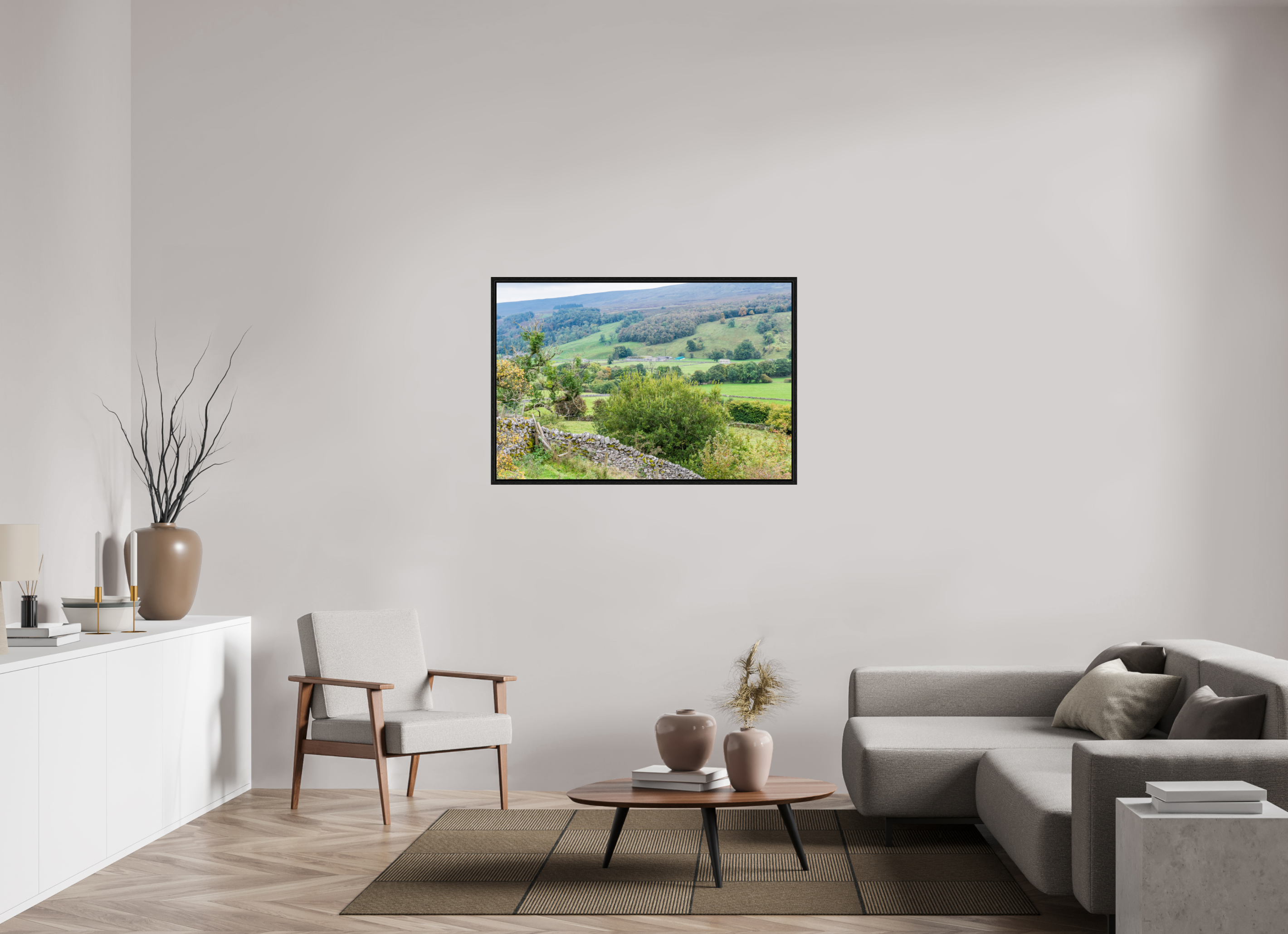 120 x 80 cm, Floater Frame Valley in the Yorkshire Dales
