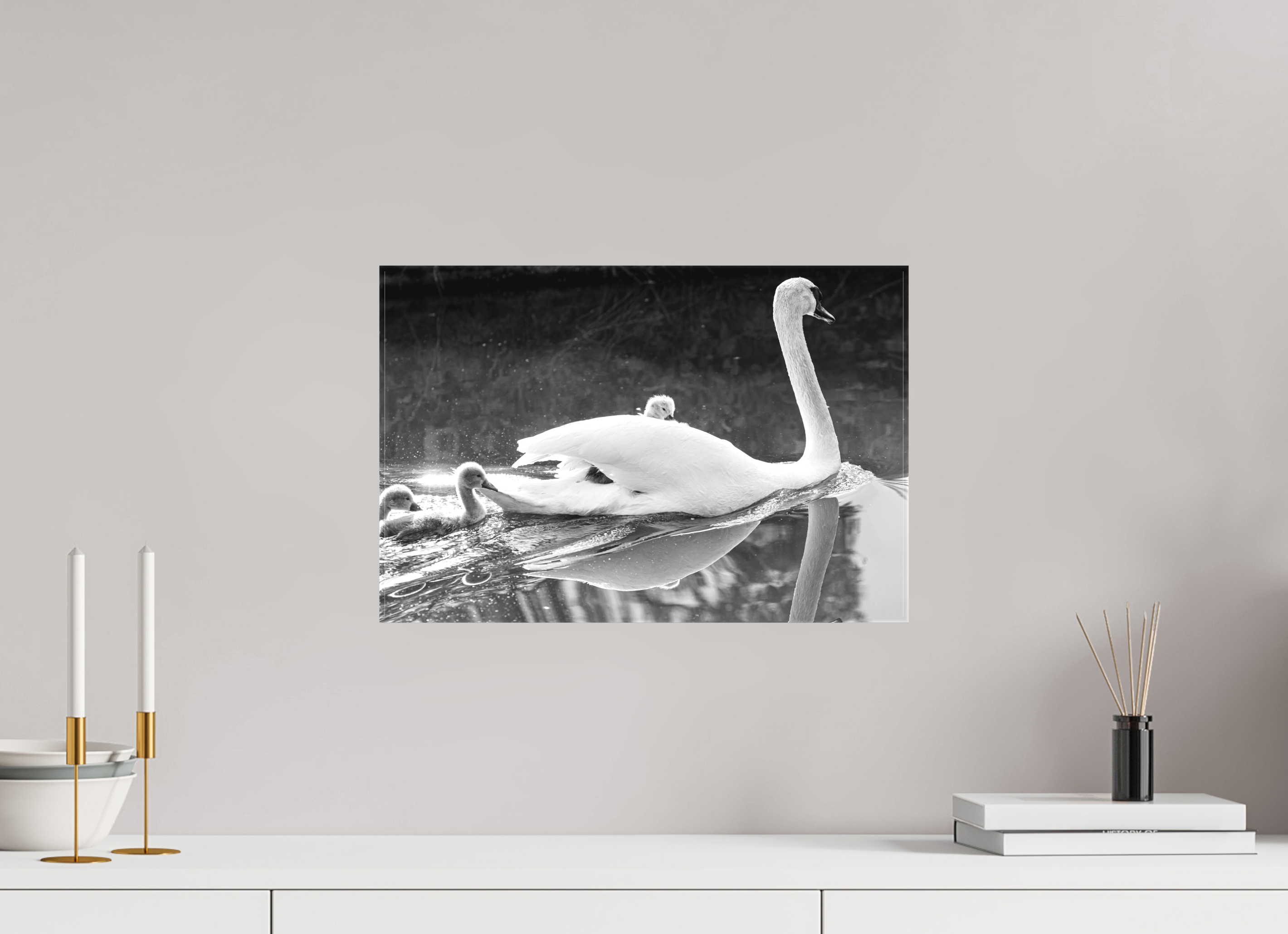 45 x 30 cm, Matte Canvas on Stretcher Frame Grabbing a Lift