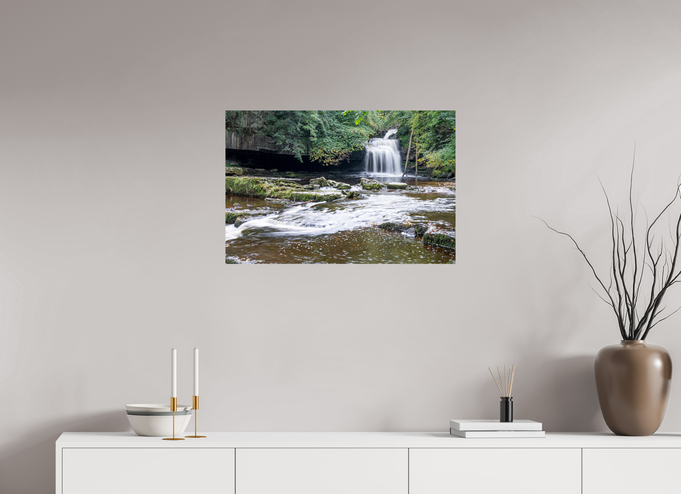 75 x 50 cm, Photo Print On Fuji Crystal DP II Cauldron Falls