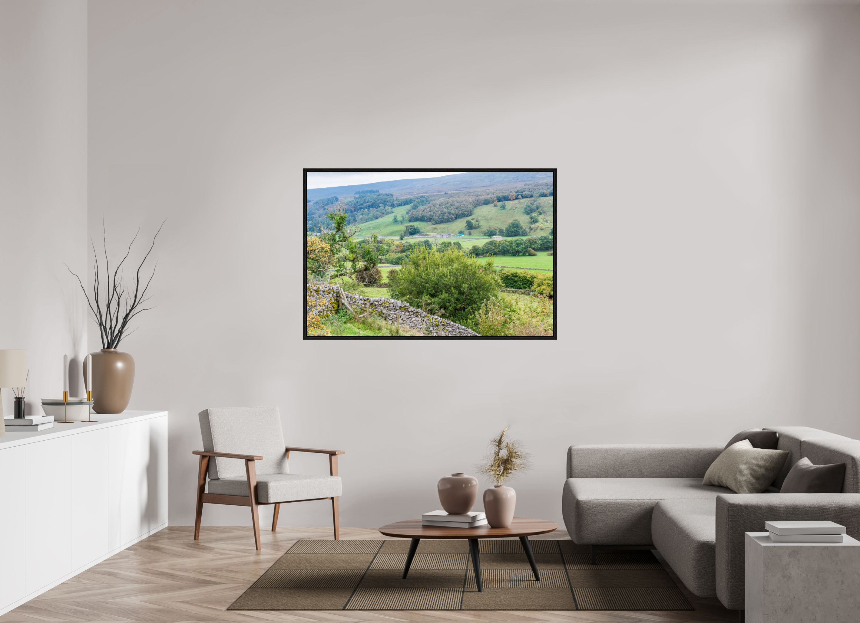 150 x 100 cm, Floater Frame Valley in the Yorkshire Dales