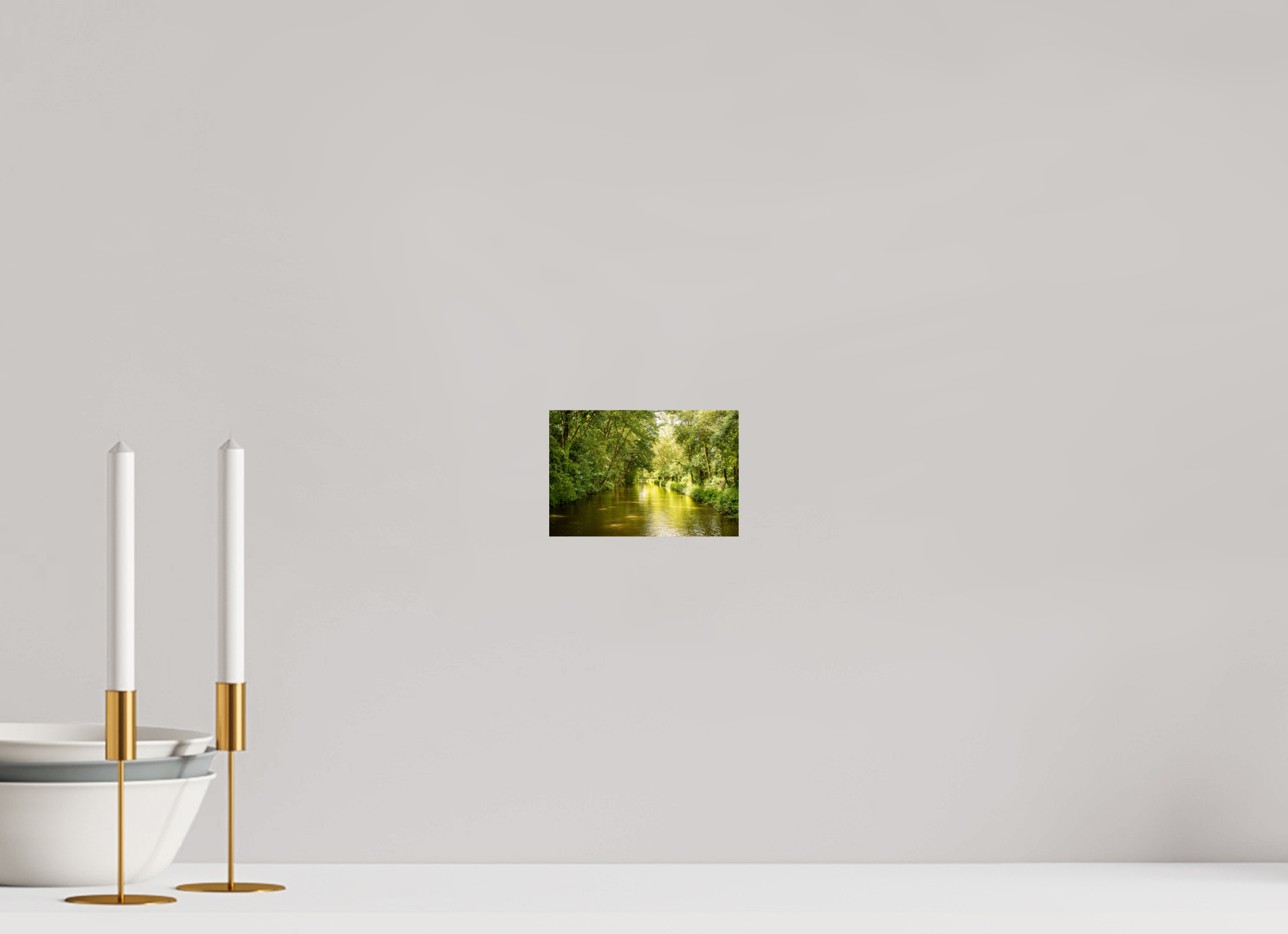 15 x 10 cm, Photo Print On Fuji Crystal DP II Treelined Canal