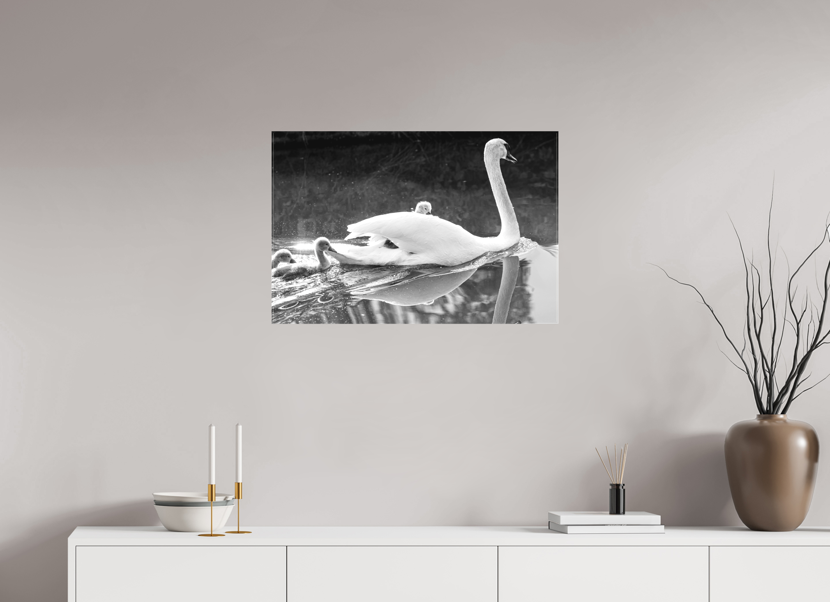 75 x 50 cm, Matte Canvas on Stretcher Frame Grabbing a Lift