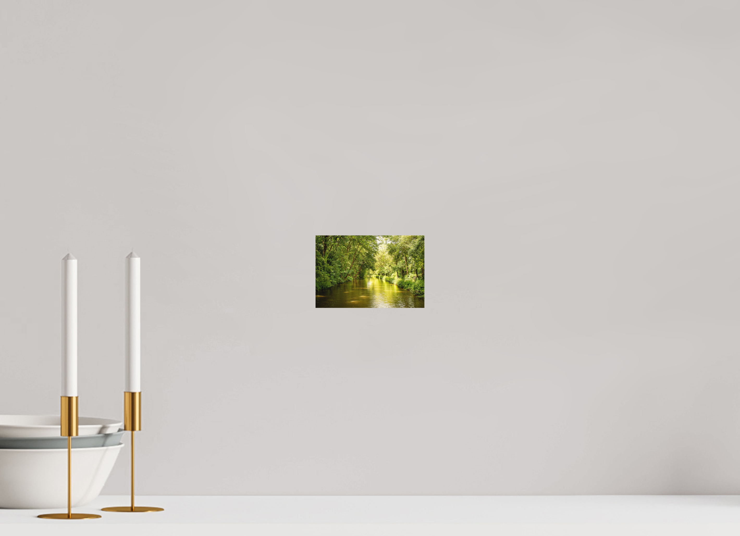 15 x 10 cm, Photo Print Fuji Crystal DP II Matte Treelined Canal