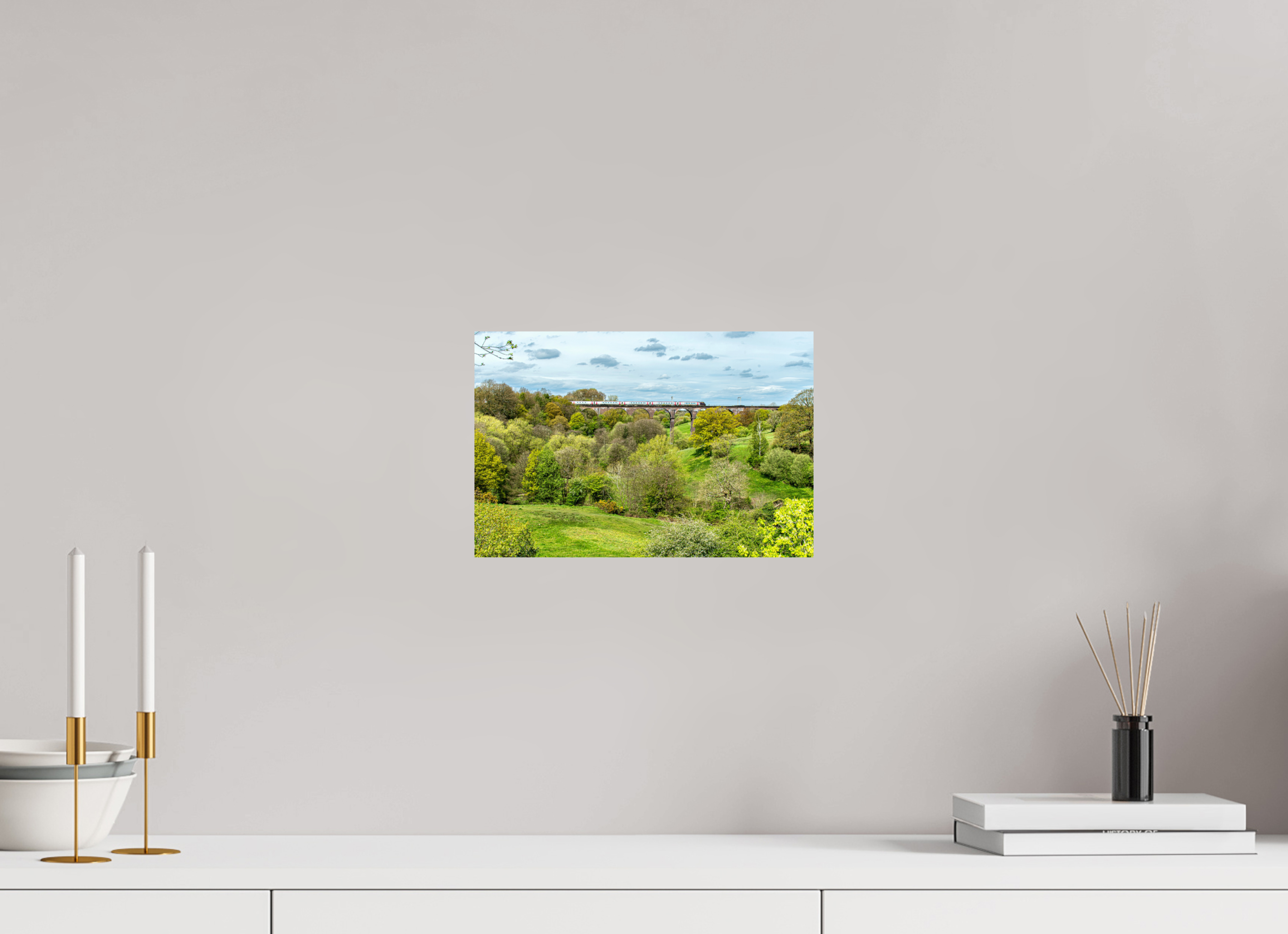 30 x 20 cm, Photo Print On Fuji Crystal DP II Railway Viaduct